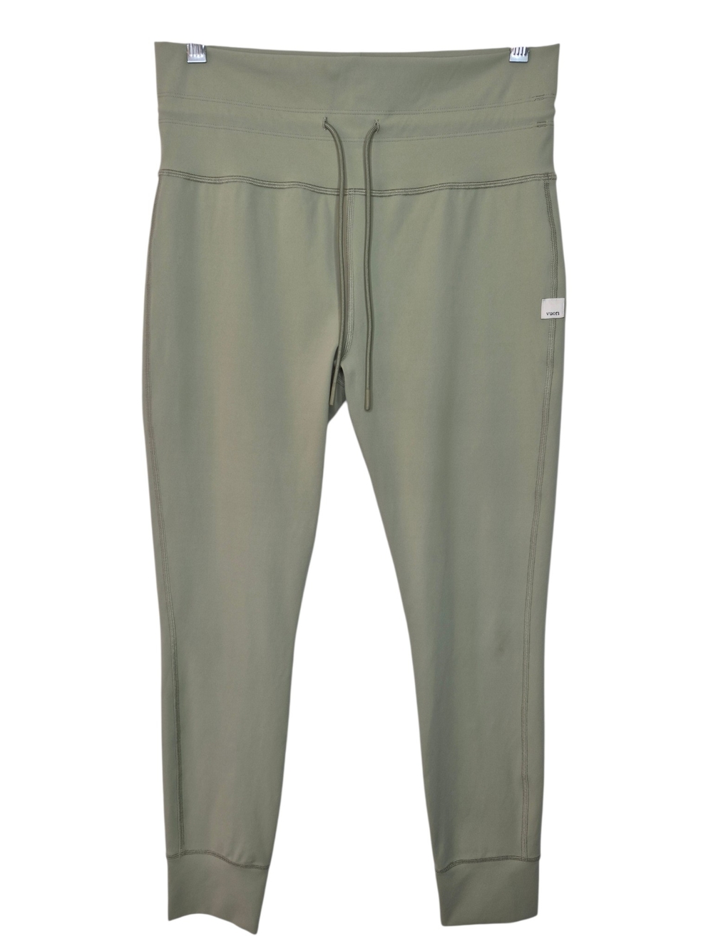 Vuori Daily Jogger Pants Pistachio Sage Green Womens Large 14x25